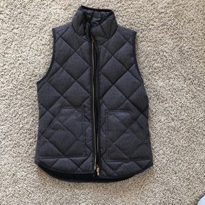 J crew quilted vest